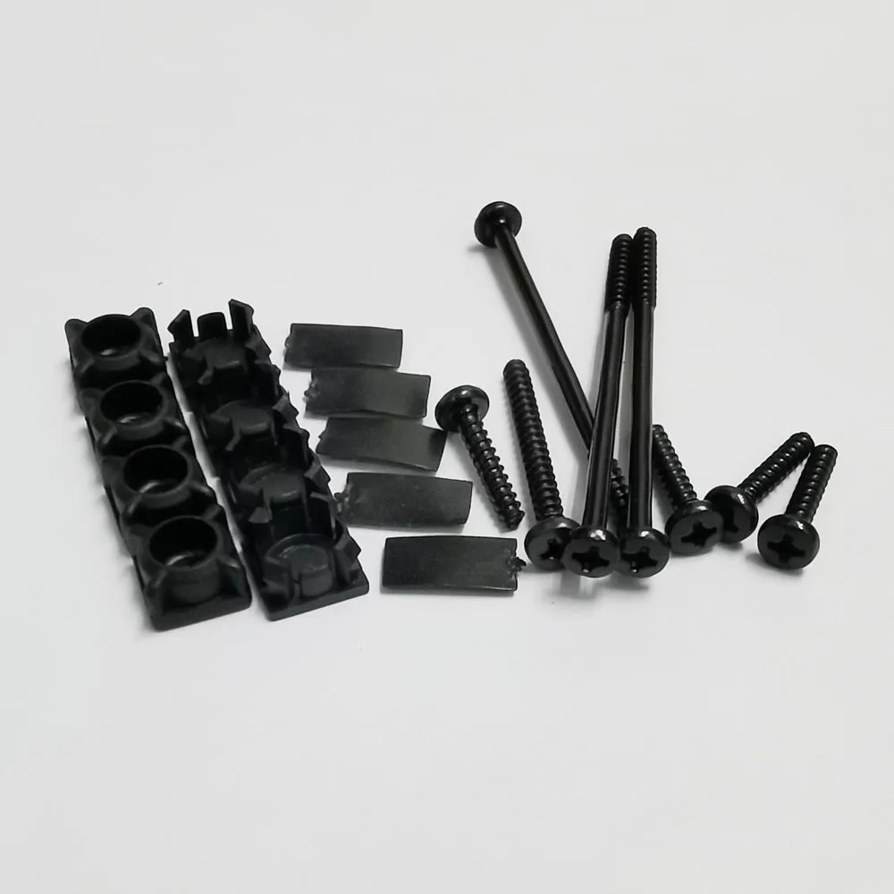 Juego de tornillos para consola de juegos PS2 3w, tornillos, cubierta de goma antipolvo, piezas de reparación de botones
