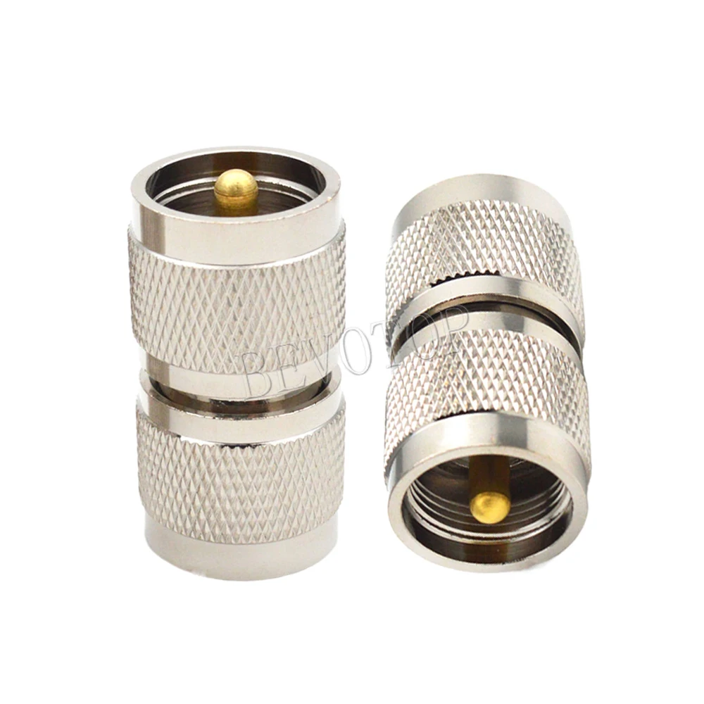 1Pcs UHF PL259 Male to UHF SO239 Female Straight Right Angle RF Coaxial Adapter Connector Test Converter 50 Ohm High-Quality