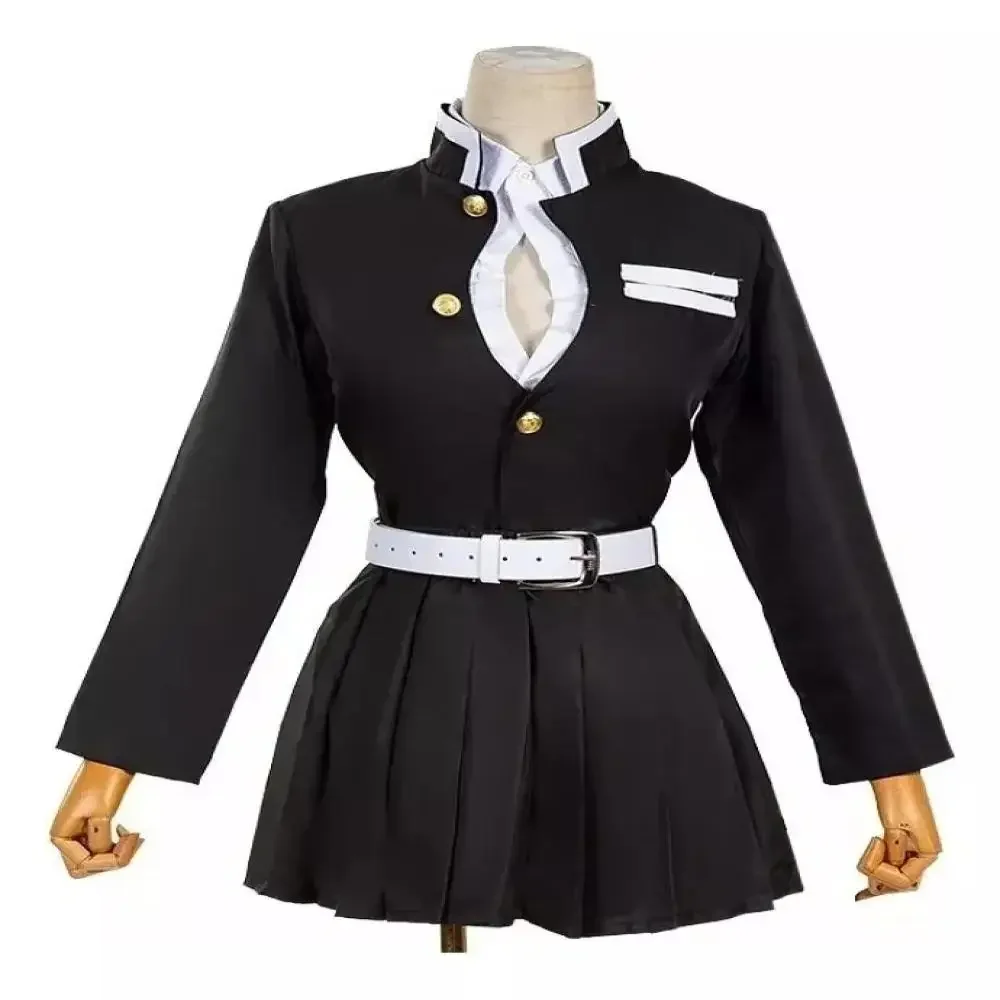 Anime Demone Slayer Kanroji Mitsuri Costume Cosplay Kimetsu No Yaiba Kanroji Mitsuri Uniformi Maschera di Halloween Per I Bambini Festa Per Adulti