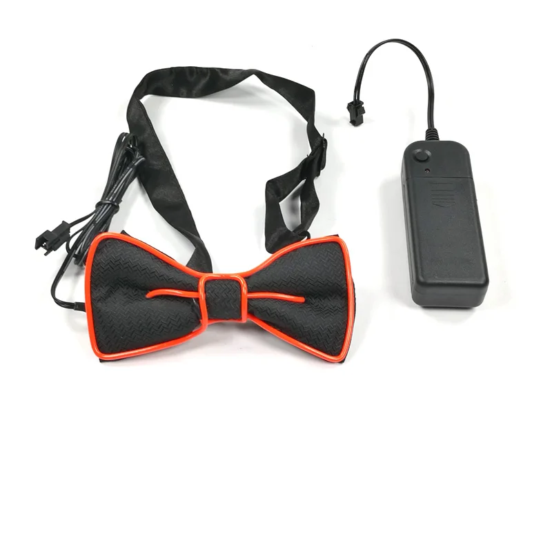 เนคไทโบว์ไทผู้ชายแบบคลาสสิก สำหรับงานคาร์นิวัล พร้อมไฟประดับ ของตกแต่งเรืองแสงสำหรับเจ้าบ่าว งานแต่งงาน ไนท์คลับ งานเต้นรำ อุปกรณ์เสริมสำหรับเนคไท