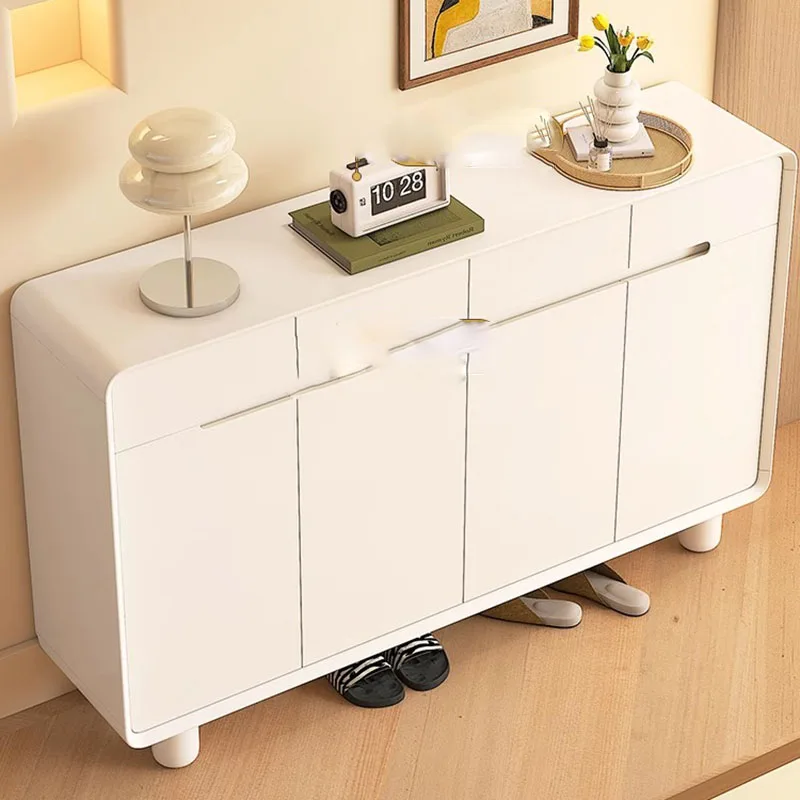 

Storage Organizer Shoe Cabinet Living Room Mobile Display Wooden Designer Luxury Shoe Shelf Vertical Muebles Home Furniture