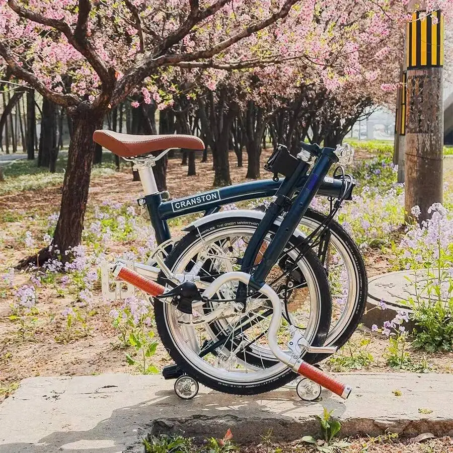 كرانستون جديد R9MAX 16 بوصة دراجة 9 سرعات قابلة للطي دراجة الكربون الصلب ثلاثي أضعاف الإطار 53T CNC كرانسيت 349 عجلة رجل الدراجة للكبار