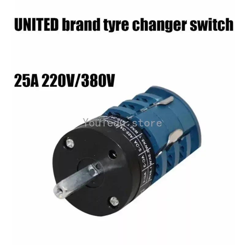 25A 220/380V Forward Reverse Switch for Car Tyre Changer Machine Tire Machine Replacement Part Turn Table Pedal Motor Switch 1pc