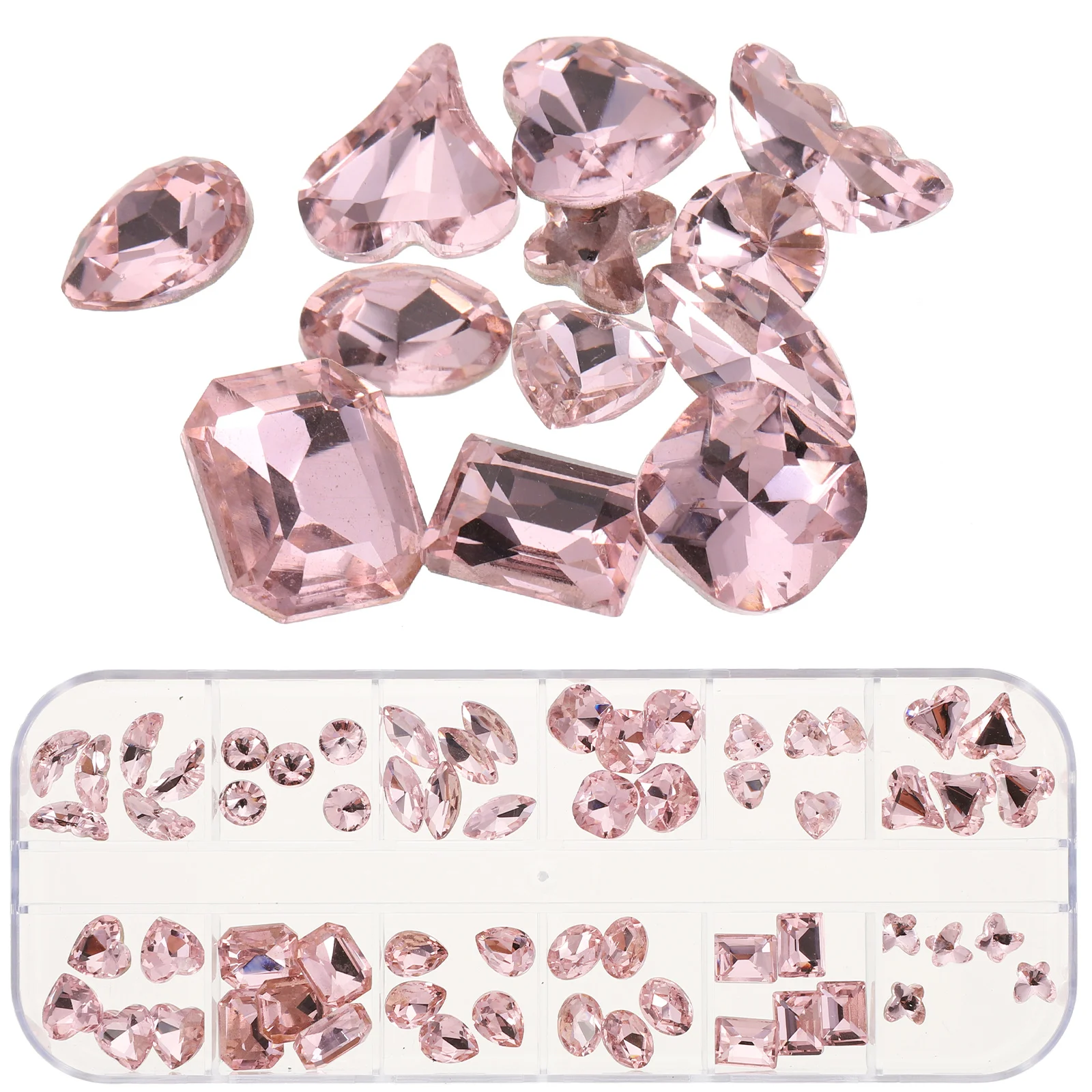 

Rhinestone Charms for Nails Nail Art DIY naments Shiny Decorations Custom Nail Supplies Rhinestones Bling Accessories