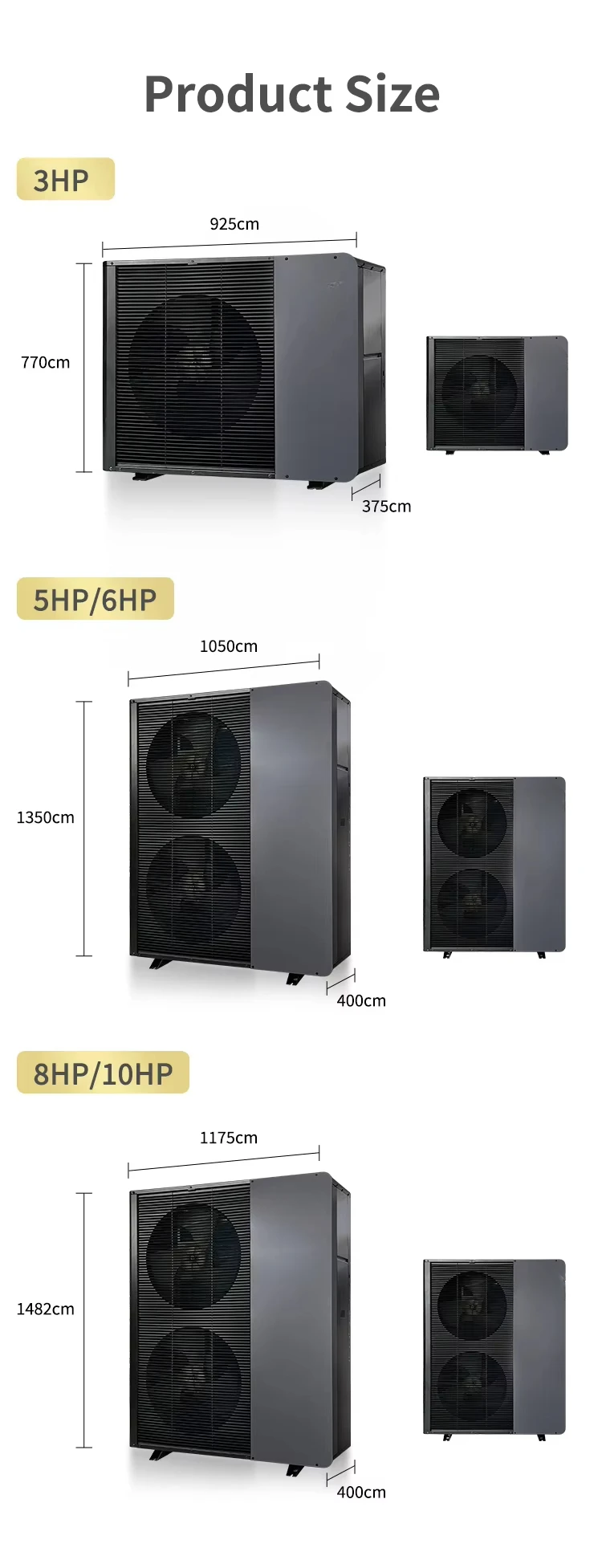 2024 New R32 23KW Air Source Monoblock Air To Water Heat Pump