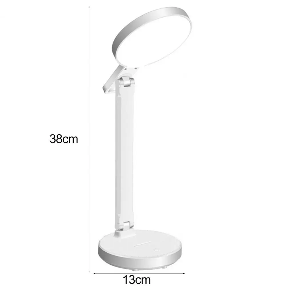 Desk Lamp Flicker Free High Brightness Color Temperature Adjustable Dimmable Touch Control Rechargeable LED Desk Lamp Eye-caring