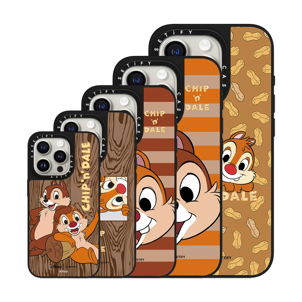 

CASETiFY Co-brand Disney Chip 'n' Dale Cartoon Series Magnetic Case for iPhone 17 16 15 14 13 Pro Max Air Plus Protect Cover