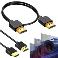 OD3.2 Ultra Soft & Thin HDMI To Mini HDMI Cord Supports High Speed 4K@60Hz 18gbps 2160p 1080p Extreme Slim & Flexible HDMI Wire