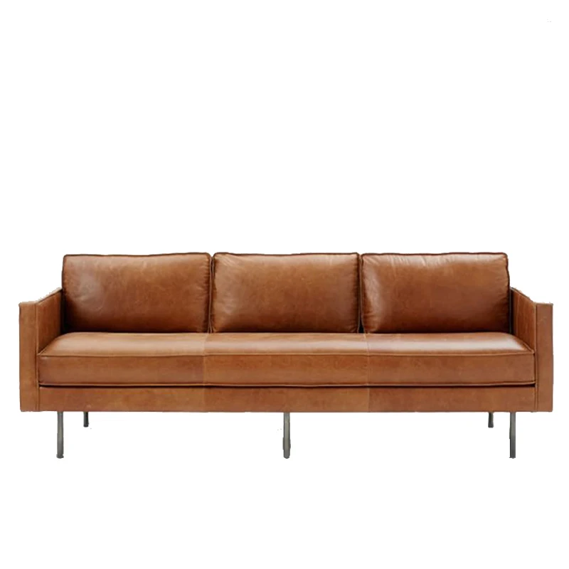 

Small unit with leather sofa