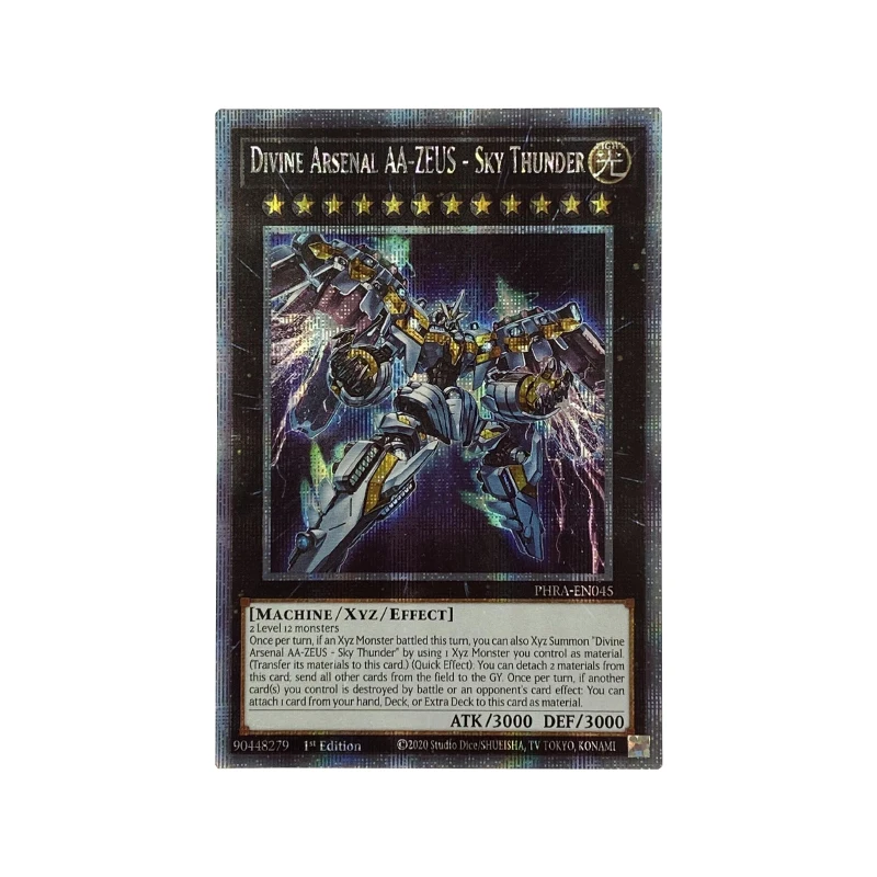 ORICA YUGIOH DIY Helyettes kártyák Isteni Arzenál AA-ZEUS - Cégbolt Dörgés  szuper starslayer TY-PHON Cégbolt Krízis non-original