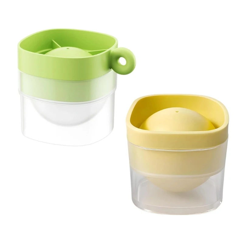 

Pack Of 4 Beverage Chilling Spheres Large 6cm Diameter Slow Thawing Round Forms For Mixed Beverages And Hot Coffee B03E