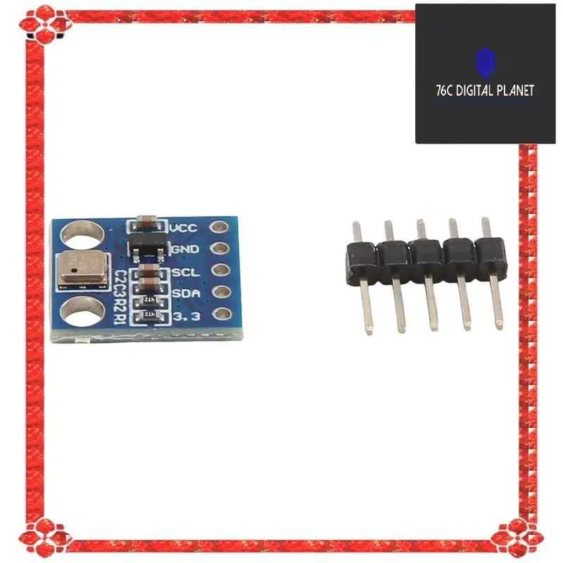 

GY-68 Модуль датчика температуры с двойным отверстием BMP180, модуль температуры, модуль давления воздуха, 20 шт./компл.