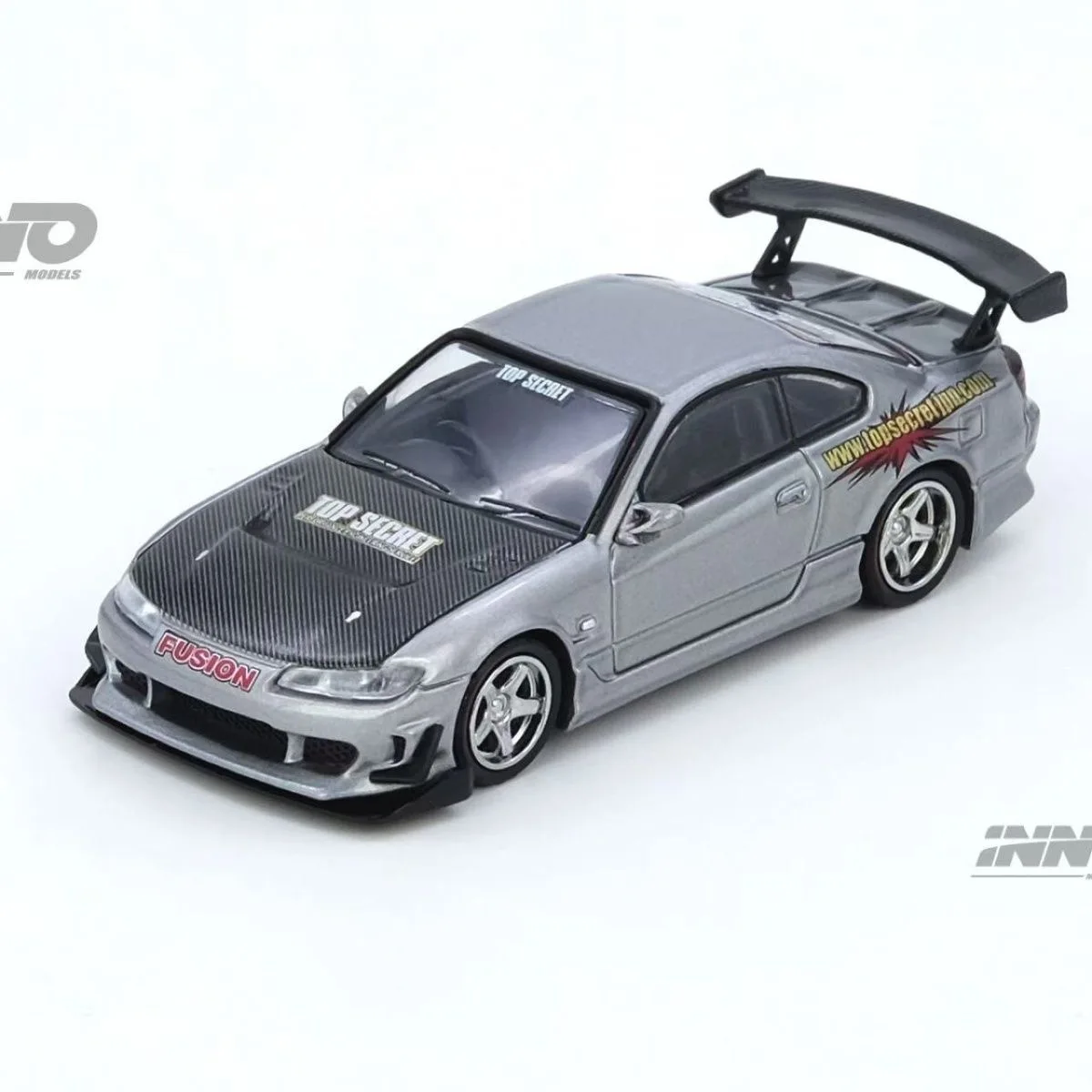 

INNO 1:64 TOP SECRET SILVIA S15 Alloy Automotive Model