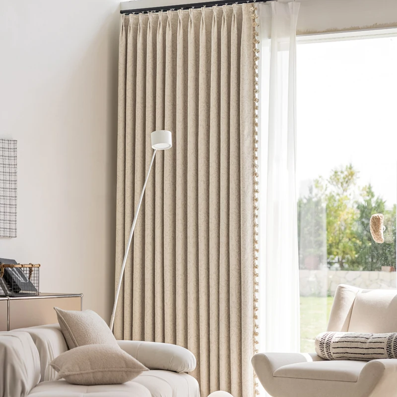 حجم مخصص الأبيض تول الإغاثة الأوروبية الشنيل أنيقة فاخرة شير الستائر لغرفة المعيشة غرفة الطعام غرفة نوم باب المطبخ #3