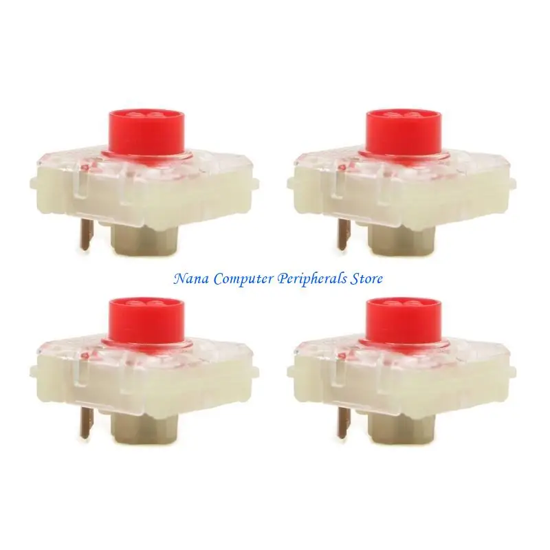 F68C 4 Cherry Low Profile MX Switch RGB Red / Silver Switch for Mechanical Keyboard