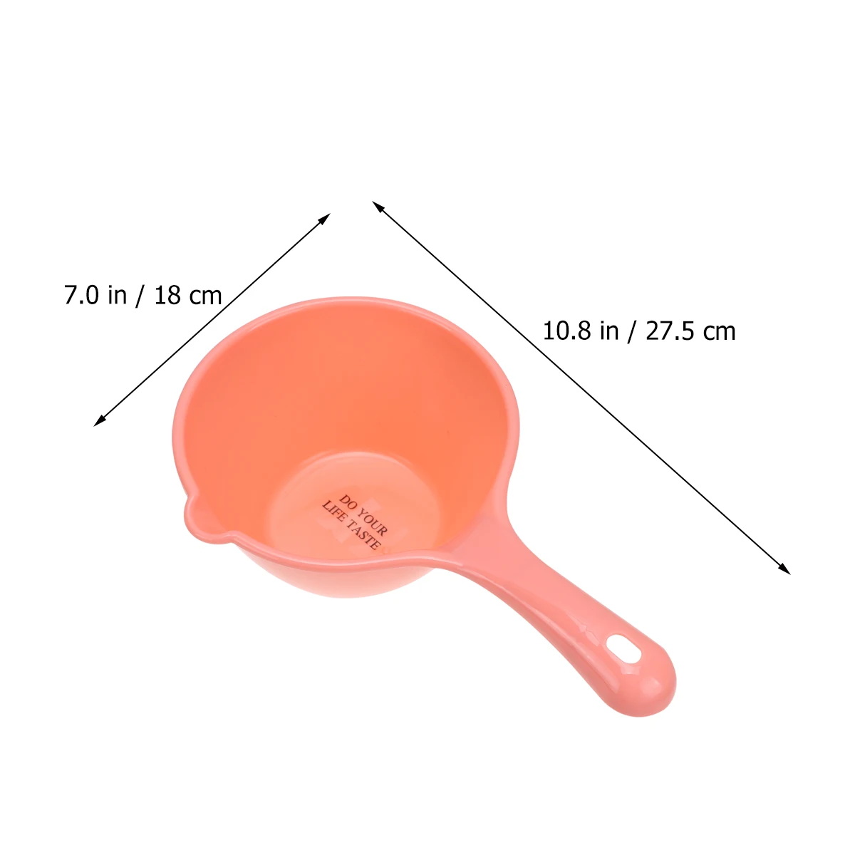 

5pcs Thickened Plastic Ladle Long Handle Bathing Water Scoop Flower Watering Kitchen Home Use Large Capacity Water