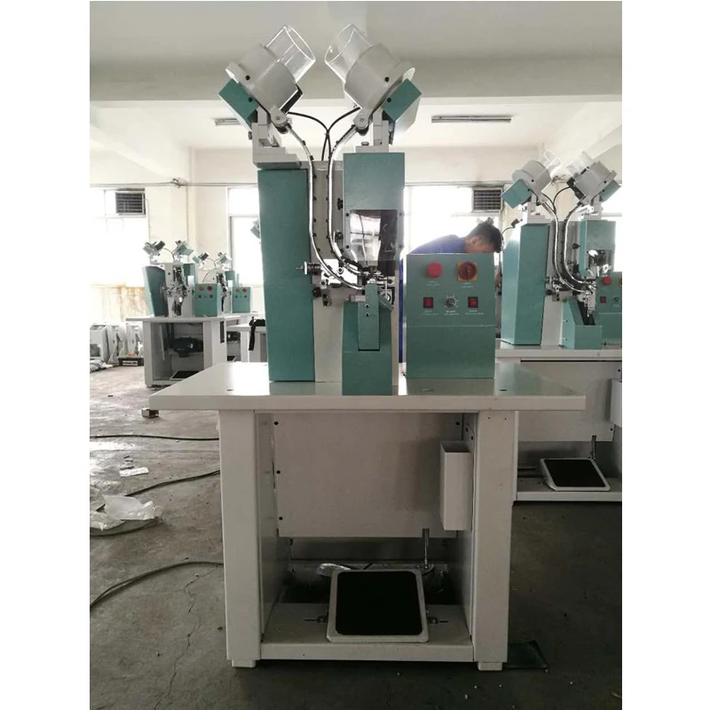 QY98 Automatic Punching and Eyeleting Machine Shoe Factory Machine