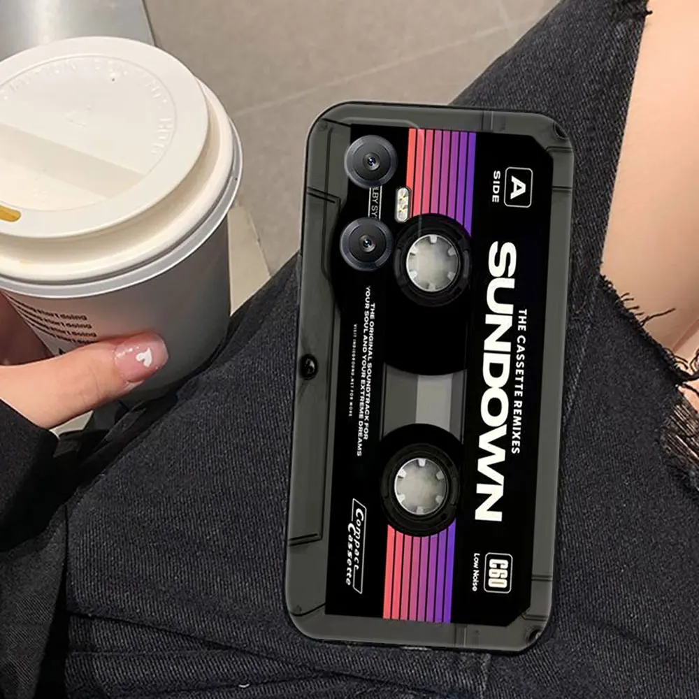 Vintage Cassette Box Radio Tape Phone Case For Infinix ZERO TECNO CAMON SPARK 20 30 30S 40 POVA 5 6 7 POP SMAR 8 9 10 DIY Cover