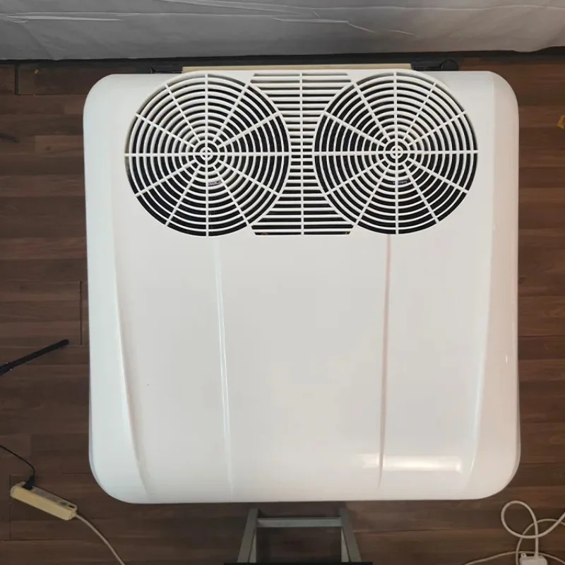 على السطح الكهربائية التيار المتناوب 12 فولت وقوف السيارات برودة تيار مستمر مكيف الهواء 24 فولت تكييف الهواء 12 فولت لشاحنة RV #4