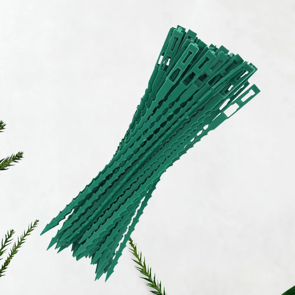 150Pcs Garden Binding Ties Plastic Plant Support Straps for Vegetables Vines Flowers Safe Non-Damaging Reusable Cable Tie