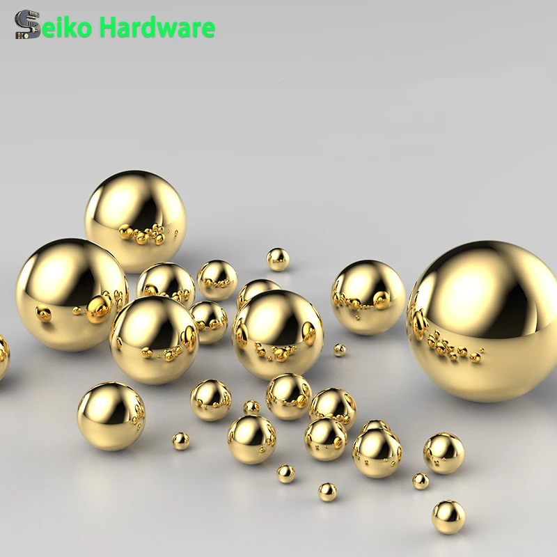 Solid all brass precision ball 2/2.5/3/3.5/4/4.5/5/6/7/8/9/10/12mm high-precision copper bead