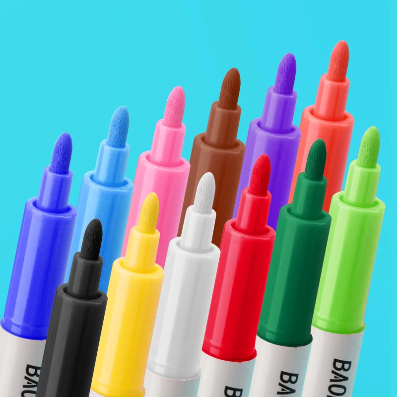 BAOKE MP2938-12 Acrylic Marker 12colors/Set