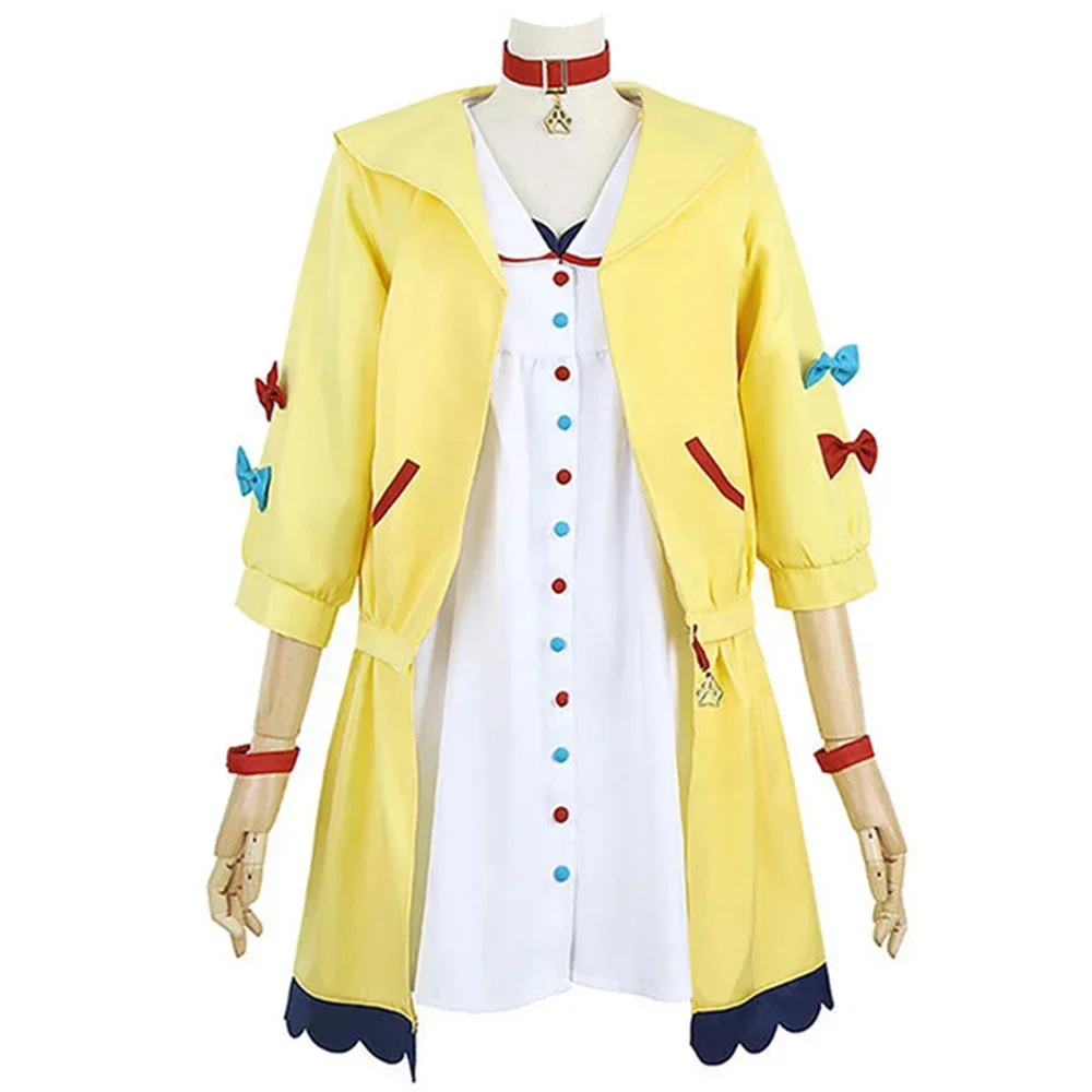 New 2026 Game VTuber Inugami Korone Cosplay Costume Adult Women Girls Coat Dress Suit Halloween Outfit Uniform Party Carnival