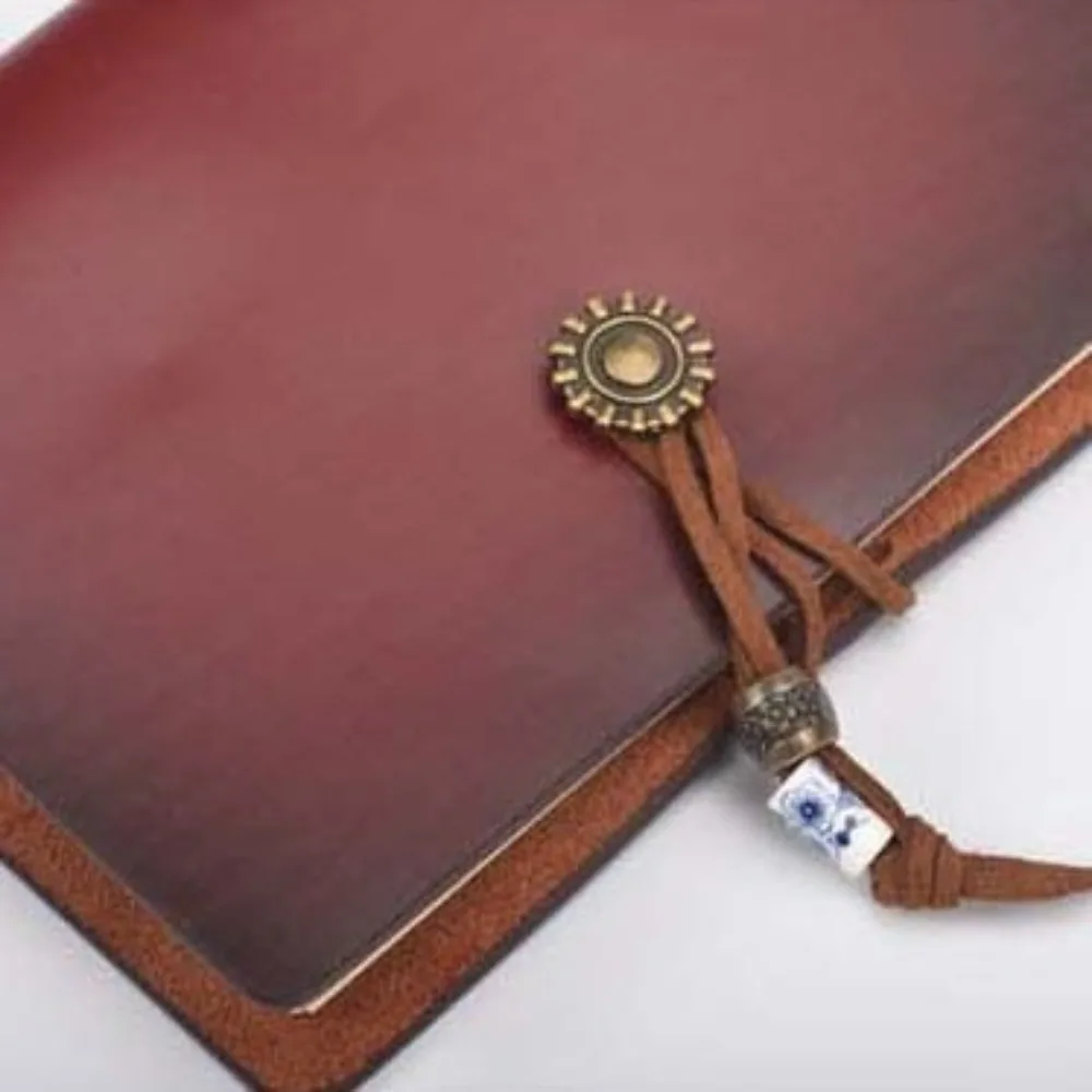 Wrong Question Book Retro Small Loose-leaf Notebook A7 Refillable Ledger Notepad Portable Exquisite Journal Notepad Study