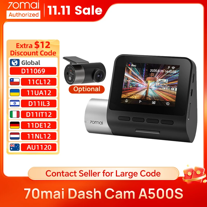 A500S Dash Cam 1944P Wi-Fi GPS