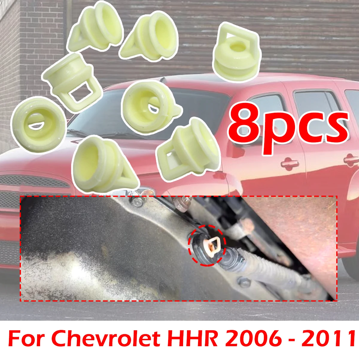 

8pcs Automatic Transmission gear Shift Cable Bushing For Chevrolet HHR 2006-2011 Rubber Gearbox Grommet Clip Shifter linkage