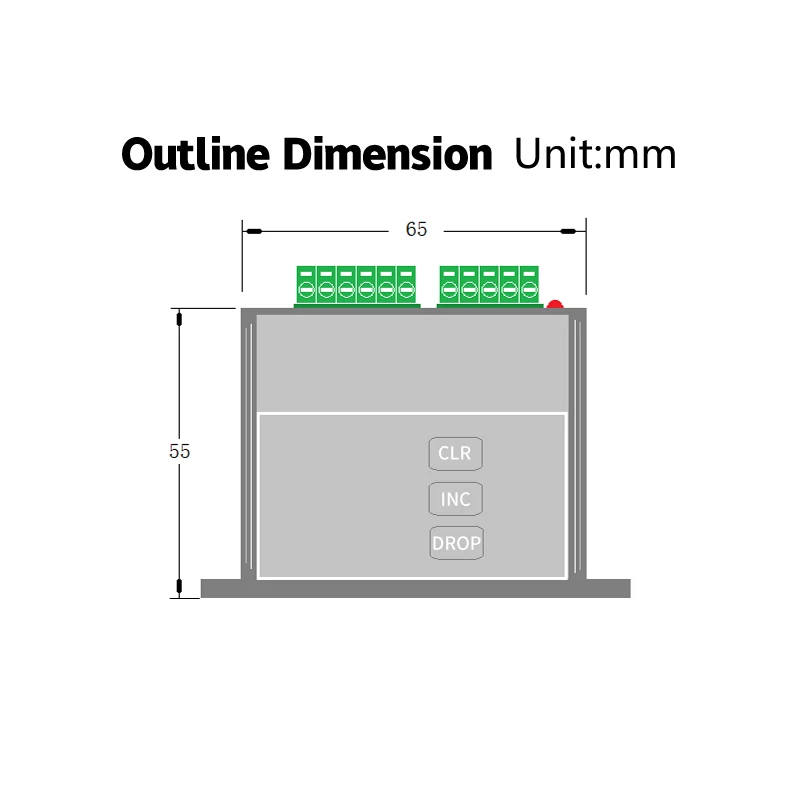 DY500 Load cell transmitter Instrument display Weighing Transmitter Amplifier Module Weight Sensor Amplifier Load Cell Trans