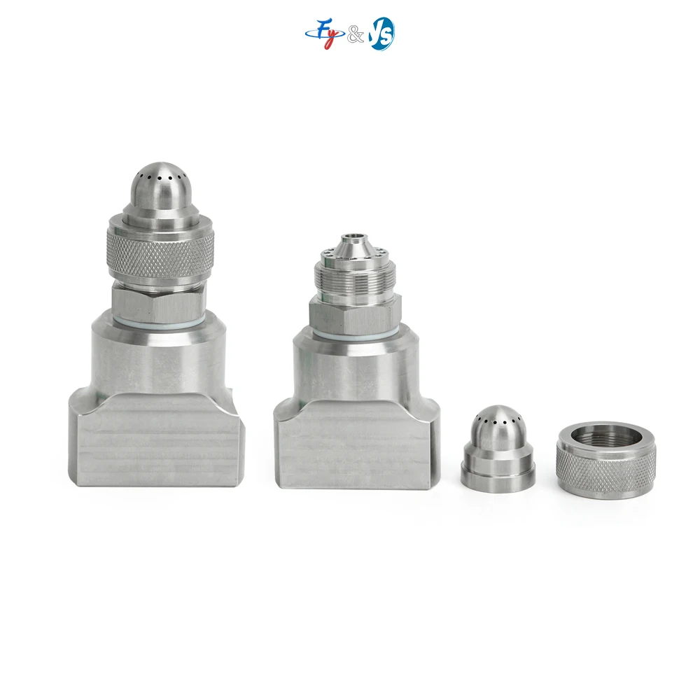 1/2 1/4 1/8 JBC Back Connection Fine Mist Syphon Pressure Air Atomizing Nozzle  Industrial Humidification Cooling Dust Removal