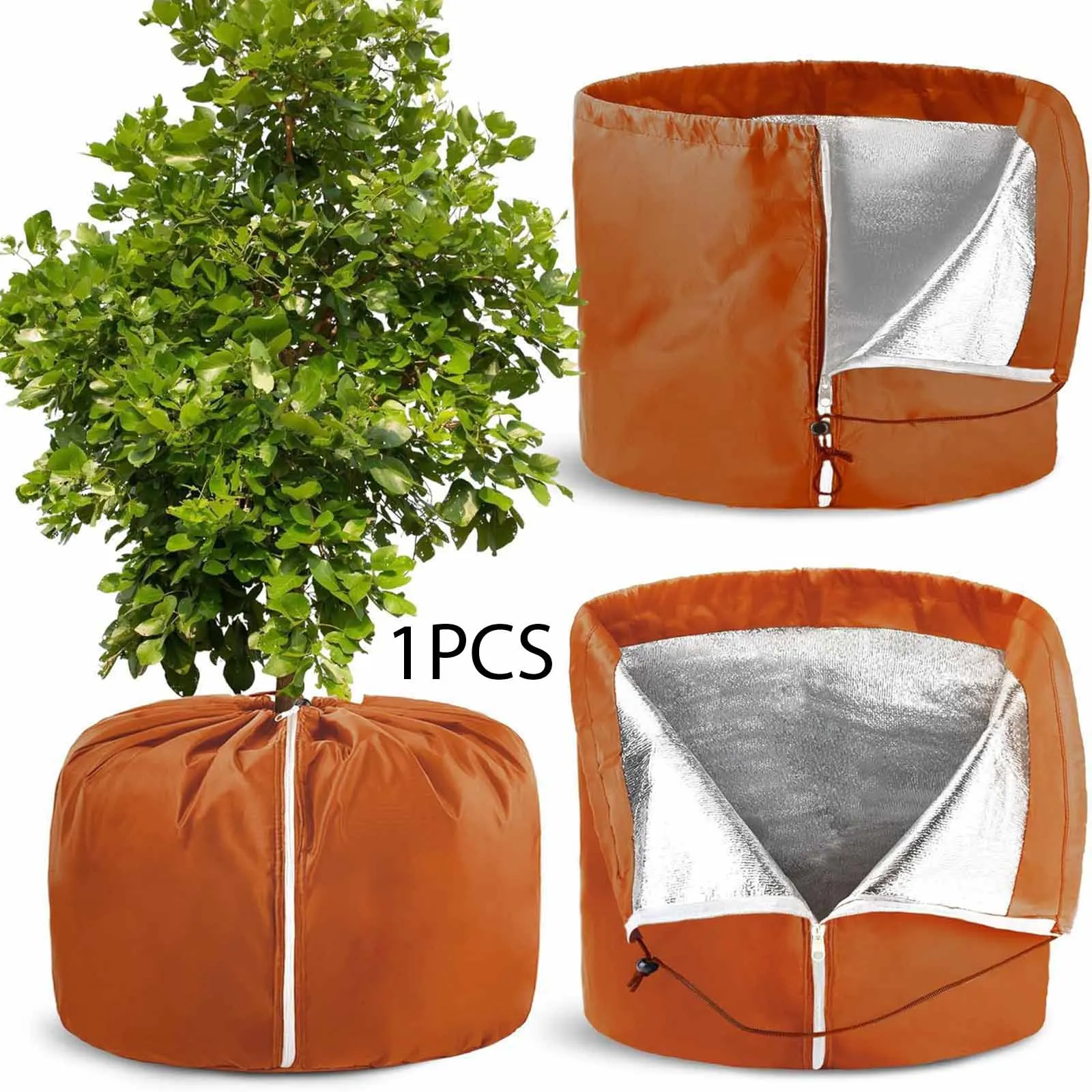 

Чехол для защиты цветочных горшков из ткани Оксфорд от заморозков для сада, двора, балкона, кустарников и цветов