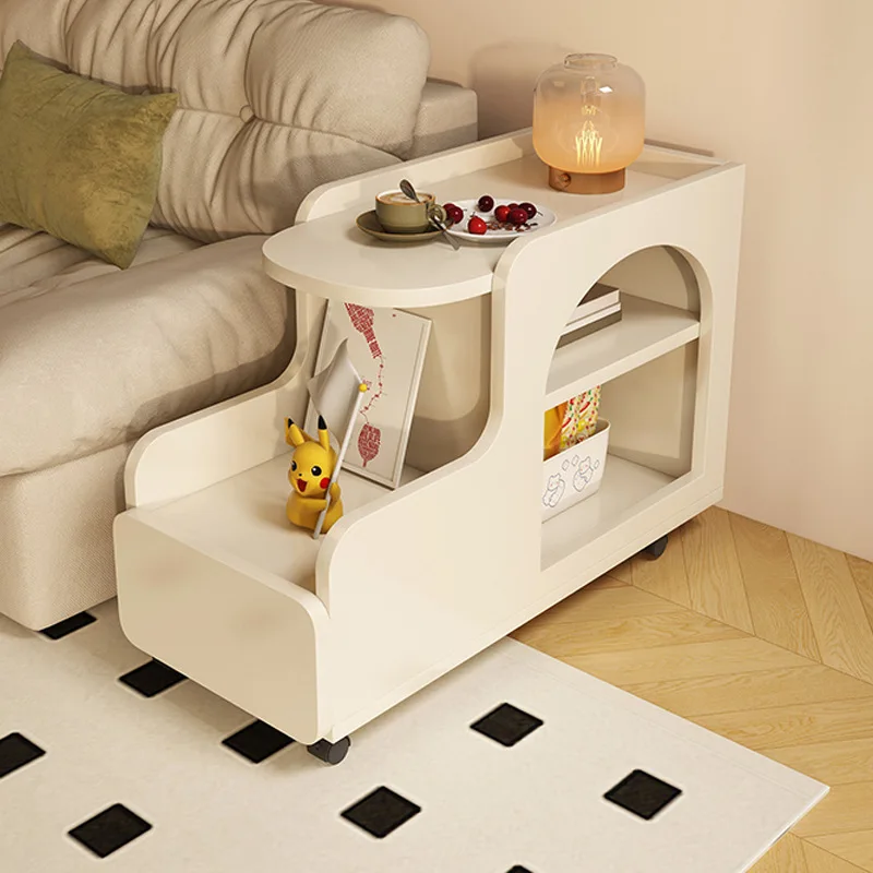 

Sofa side cabinet removable small coffee table side small apartment living room household