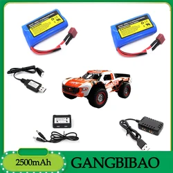 7.4V 2500mAh Li-ion battery for SCY-16101 SCY-16102 SCY-16103 SCY-16201 SCY-16301 SCY-16302 SCY-16303 RC truck spare parts