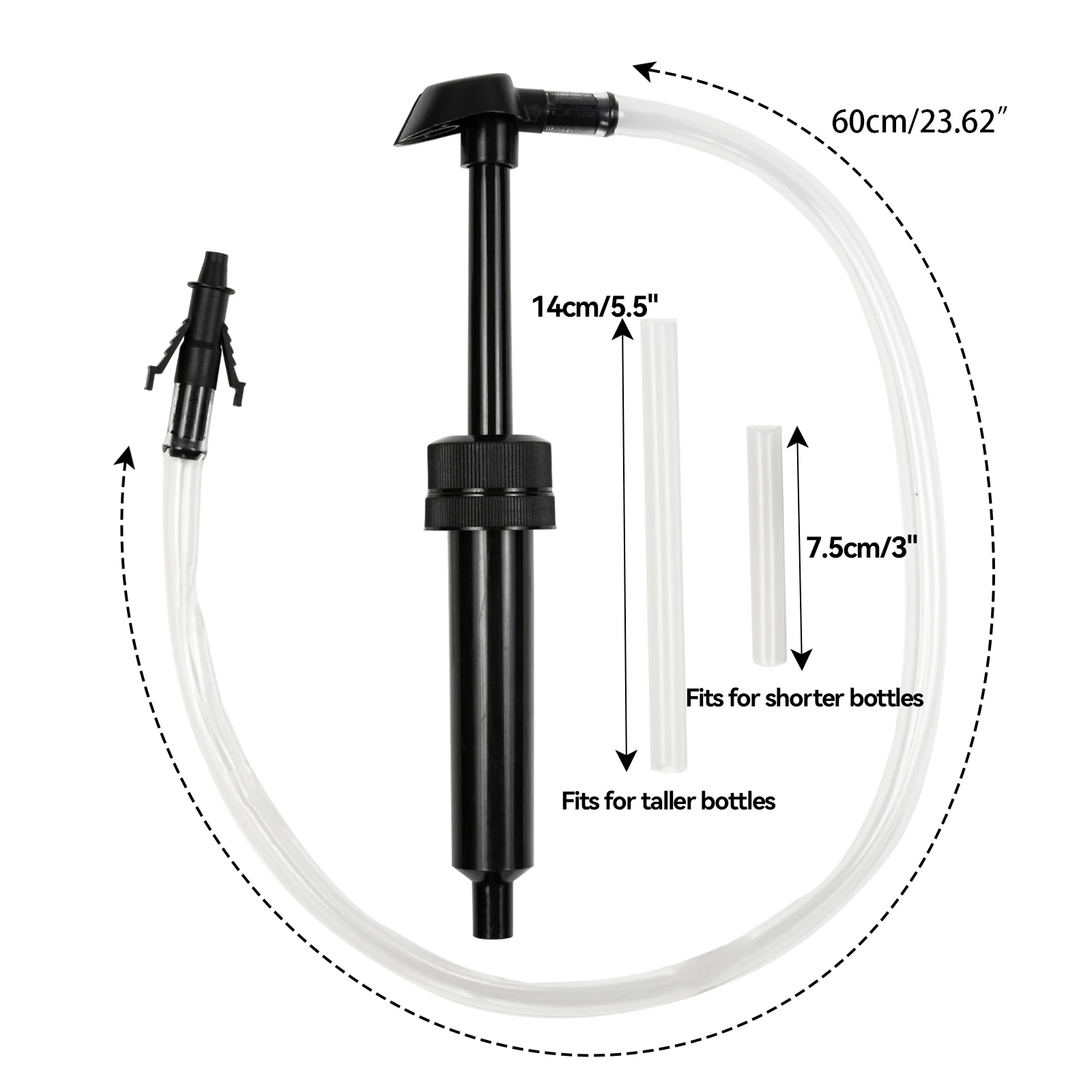 1× Car Fluid Transfer Pump Accessories Dispenser Quart Gallon Lubricant Liquid Oil Transmission Industrial Automotive Hand Tools