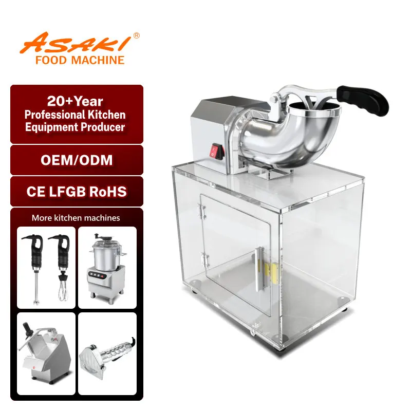 ASAKI Factory Snow Cone Machine factory Commercial high capacity Ice Shaver