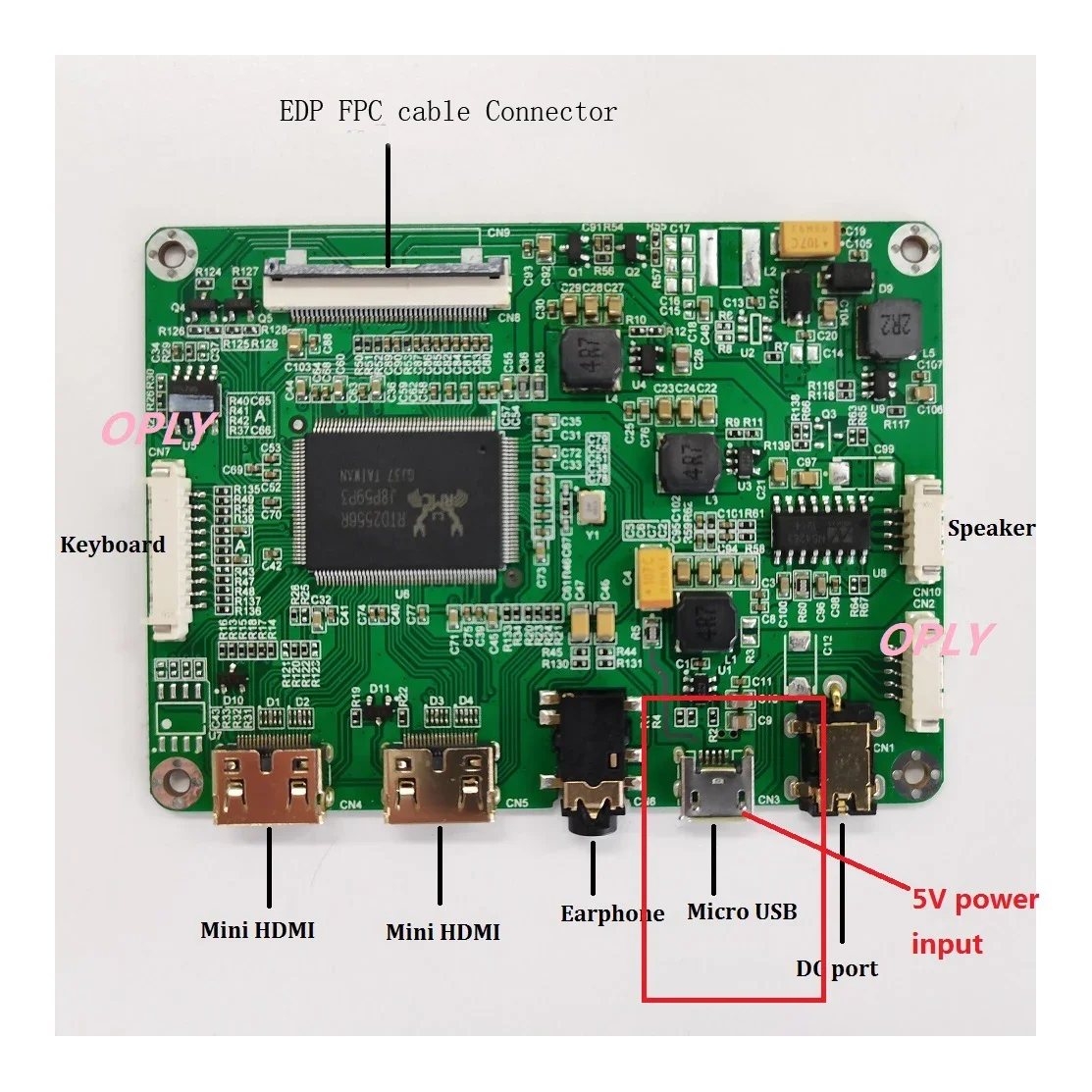 2K EDP Controller board Mini 2 HDMI-compatible for LP140WF5-SPK1 LP140WF4-SPA1 LP125WF4-SPQ1 1920X1080 Micro USB LED monitor