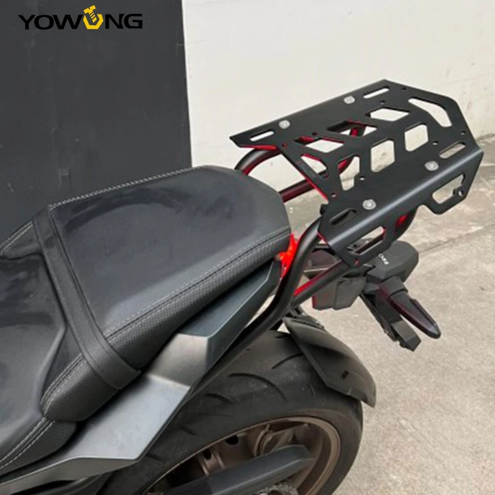 

Rear Luggage Rack Tie Down Bracket For HONDA CB650R CBR650R 2018-2024 Rear Luggage Rack Cargo Top Case Carrier Support Bracket