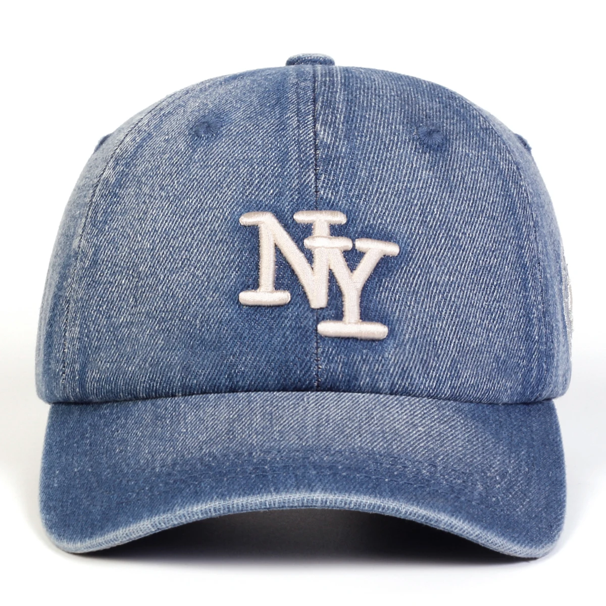 للجنسين نيويورك إلكتروني التطريز غسلها الدينيم قبعات البيسبول الربيع والخريف في الهواء الطلق قابل للتعديل قبعات عادية واقية من الشمس قبعة قبعة رياضية