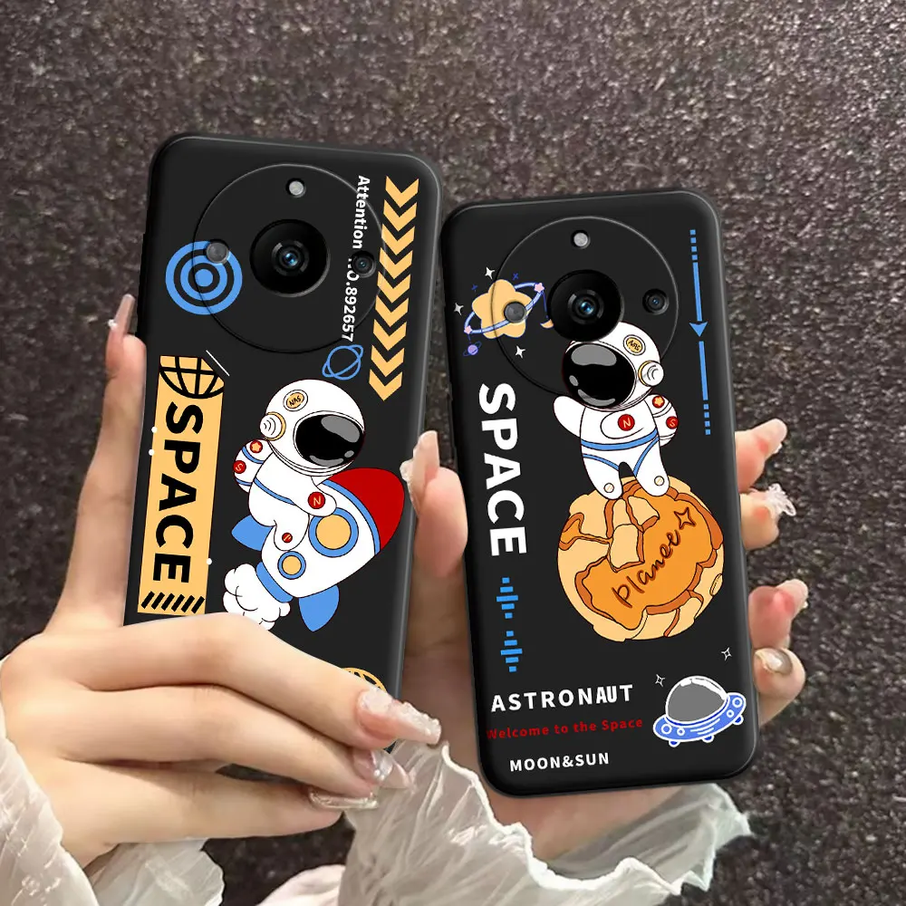 Funda de silicona suave con dibujos animados para Realme, carcasa trasera de TPU con patrón de helado para Realme 11 Pro Plus, 11 5G / 11 Pro 5G