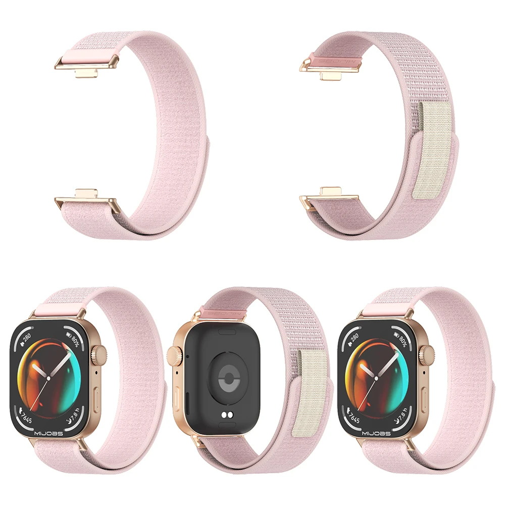 حزام لساعة Huawei Watch Fit 4 سوار معصم من النايلون لساعة Huawei fit Watch 4 Pro لملحقات حزام الساعة Huawei Watch Fit 3