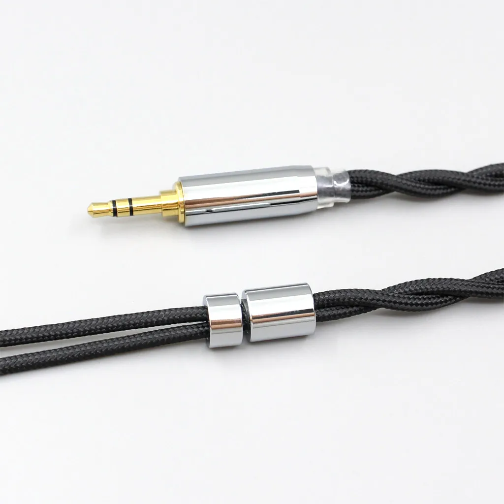 Nylon 99% Pure Silver Palladium Graphene Gold Shield Cable For Hifiman Sundara Ananda HE1000se V2 HE6se he400se He-35 LN008293