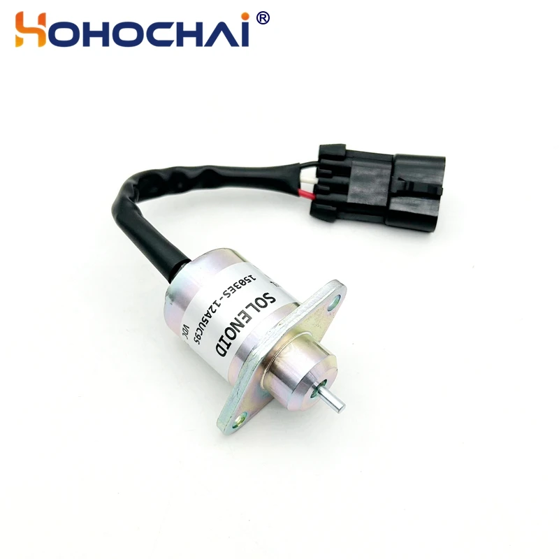 Kubota 1503ES-12A5UC9S SA-4561-T 12V Fuel Shut Off Solenoid Valve Diesel Generator Engine Set Parts