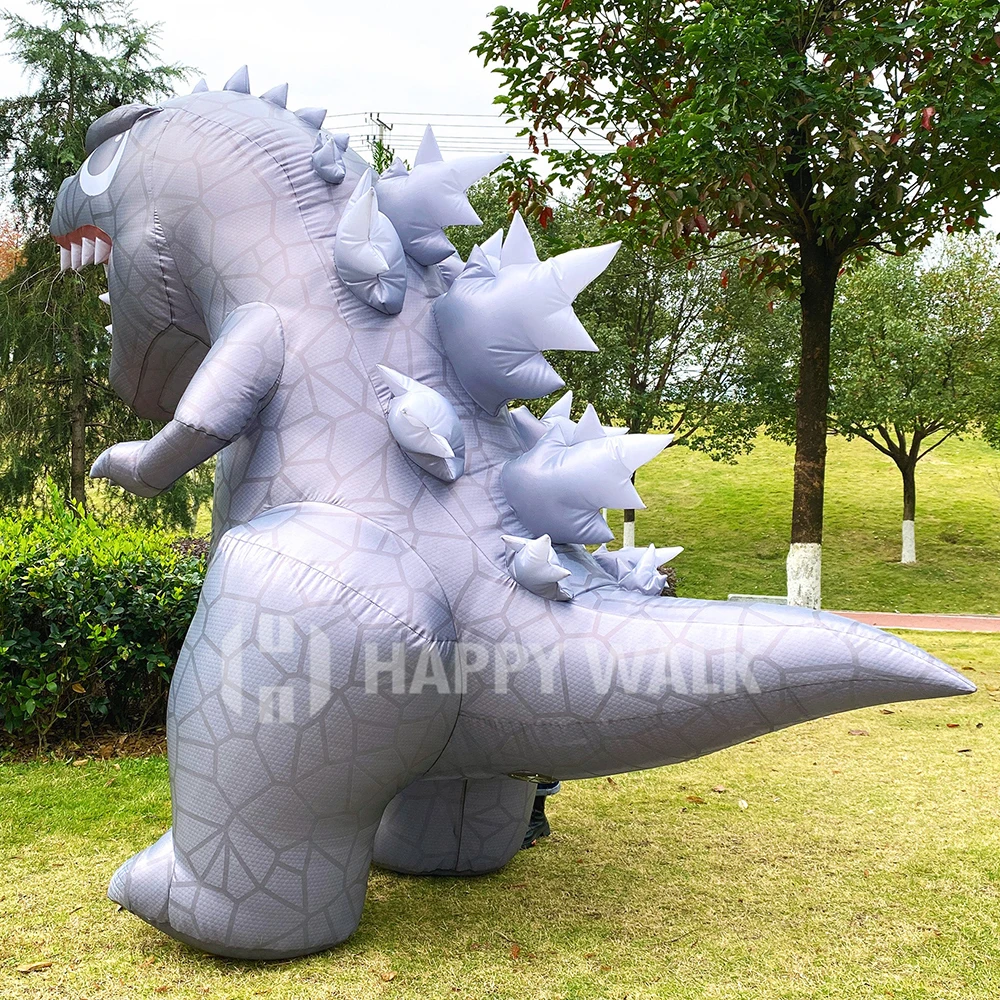 2.2M Inflatable Costume Realistic Cosplay Dinosaur Clothing Halloween Party Adult Role-playing Dress Up Suit