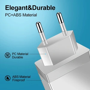 Multi -Port -USB -Quick -Ladegerät, 3A, 4 USB, Quick Lad 3.0, Telefonadapter, Tablet, tragbare Wand, Schnellpoco, UE, US -Stecker 6 Hauptverkaufsschlüssel -Glock - №6