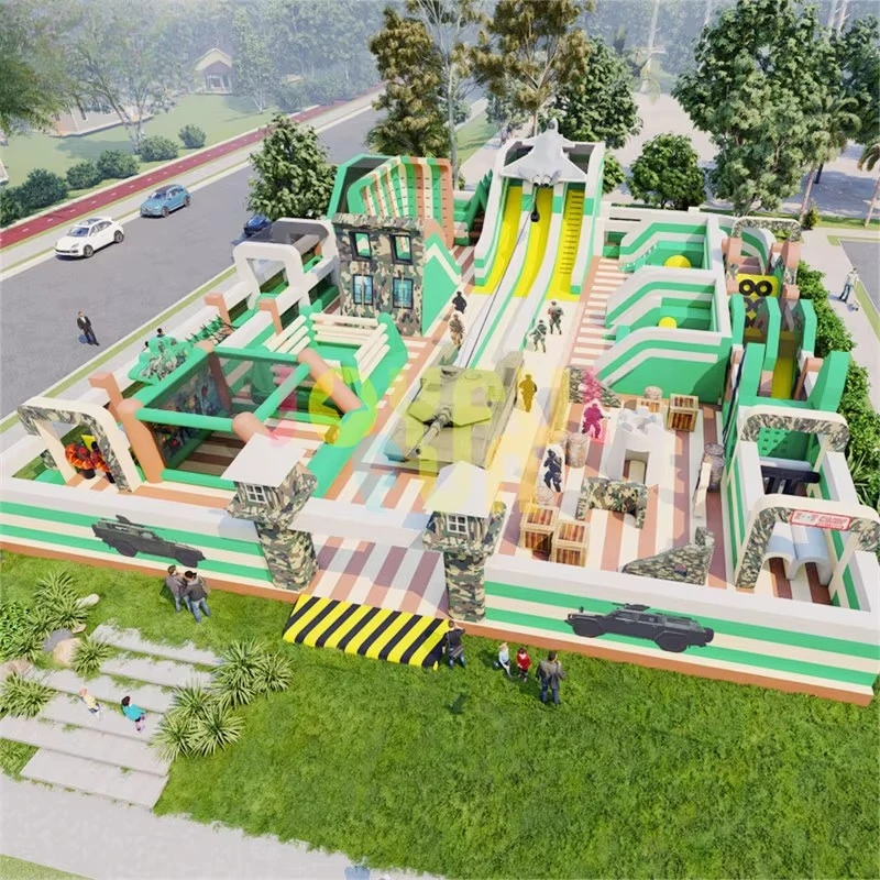 Inflatable Tank Park Inflatable Trampoline Park Inflatable Park