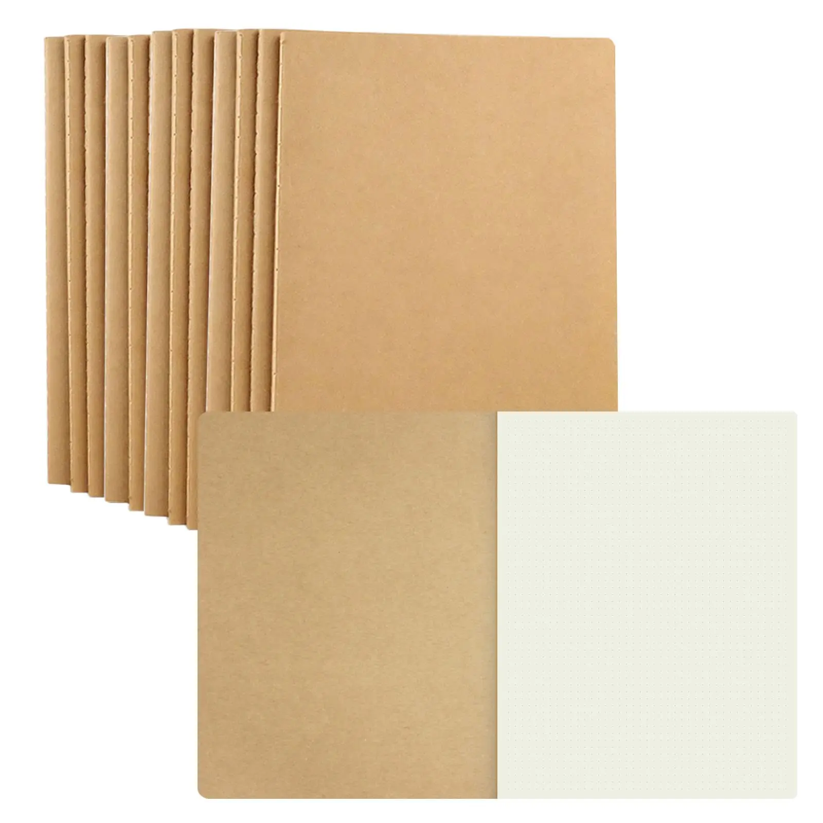 

Bulk Lined Journal Notebooks 12 Pack, 32 Sheets/64 Pages, Composition Book for Office & School