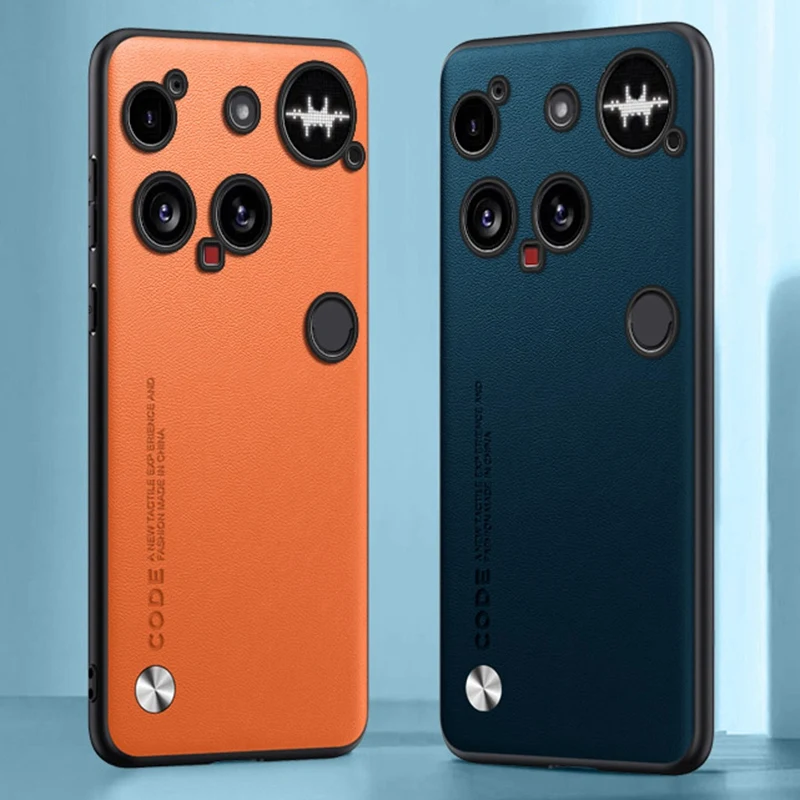 Luxury PU Leather Case For Nothing Phone 3 Back Cover Matte Silicone Shockproof Full Protection Phone Case For Nothing Phone3 5G