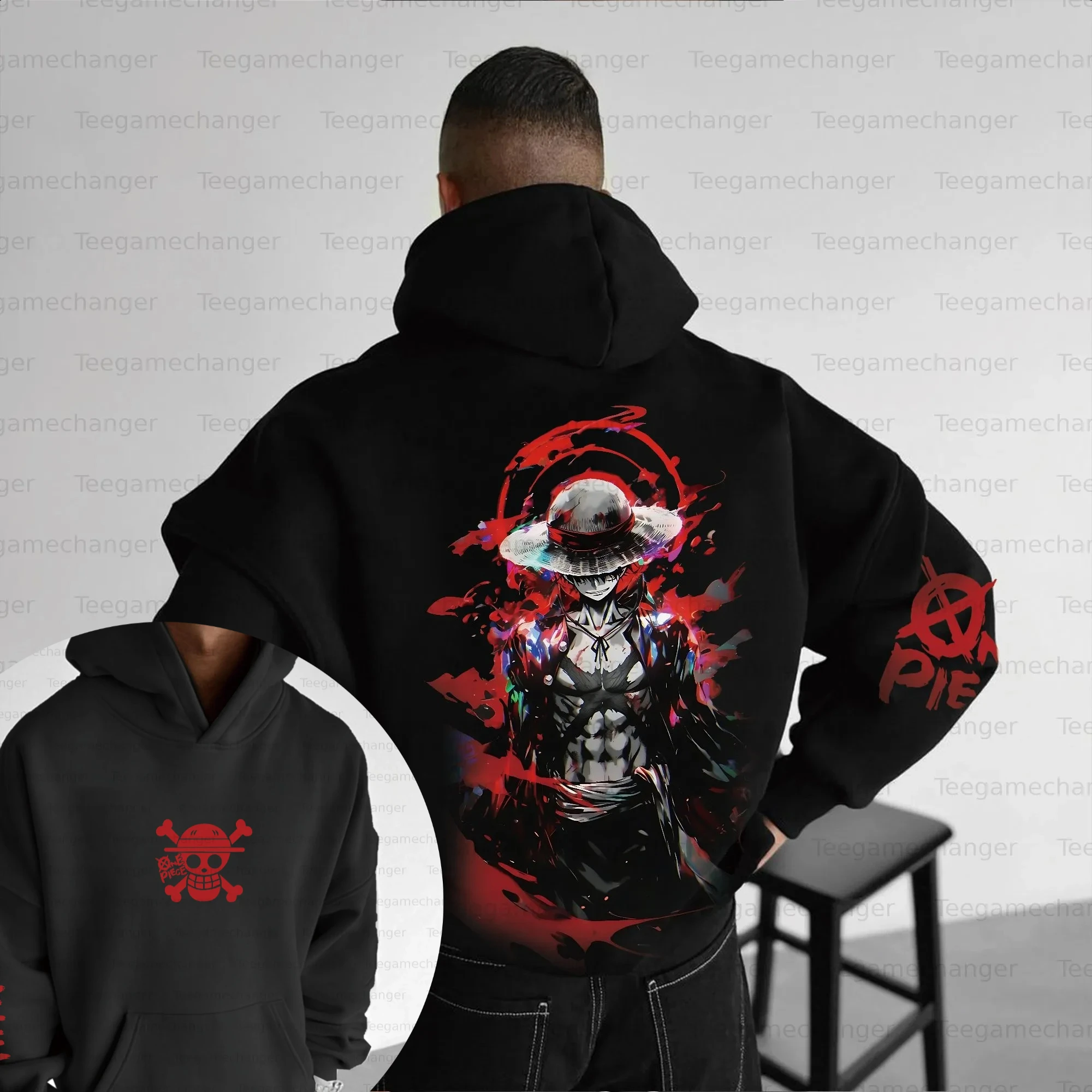 

ONE PIECE Autumn and Winter Japanese Hot Blood Animation Classic Character Hoodie Men's and Women's Top Casual and Comfortable